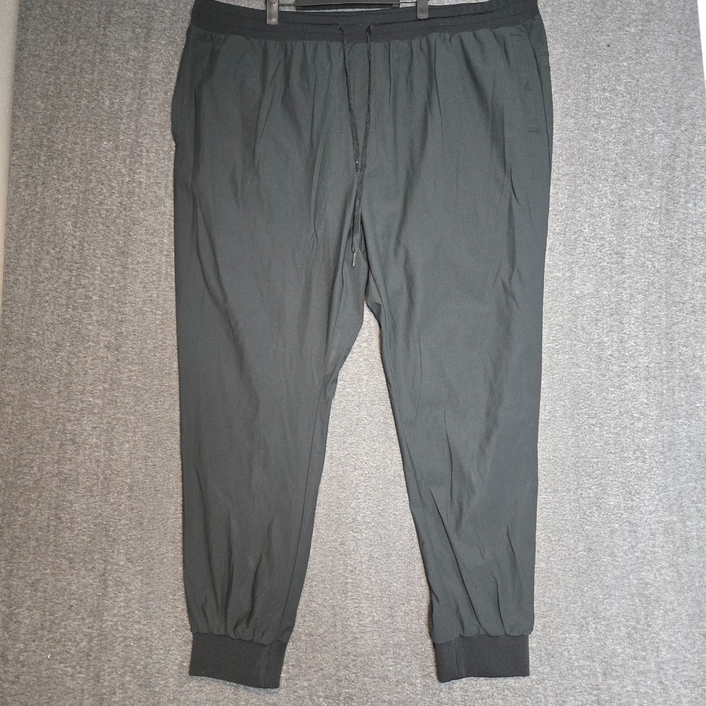 Society Of One DXL Joggers Pants Trousers Big & Tall Performance Black‎ 3XLT